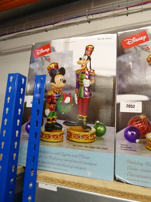 Lot 2053 - Disney 2 piece Holiday Nutcracker set with...