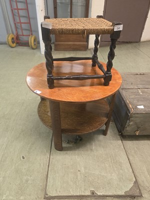 Lot 14 - A mid-20th century circular two tier...