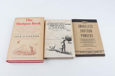 Lot 186 - 3 Vols: The Shotgun Book by Jack O'Connor;...