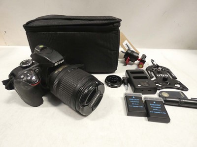 Lot 2085 - Nikon D3300 DSLR camera with 18-105mm lens,...