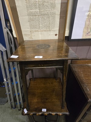 Lot 44 - A mid-20th century oak occasional table