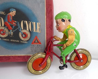 Lot 201 - A Tri-ang Gyro Cycle toy, boxed