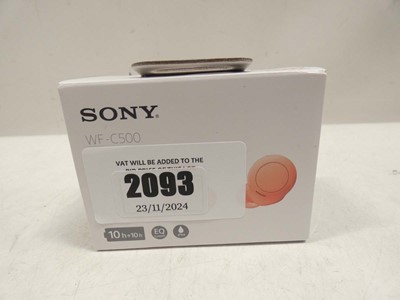 Lot 2093 - Sony WF-C500 wireless earphones