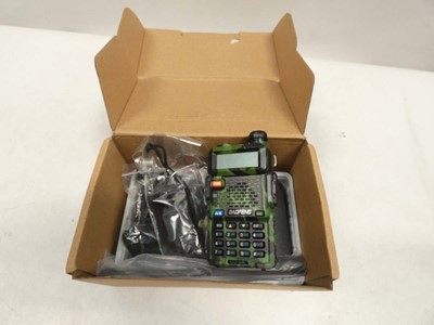 Lot 2098 - Baofeng UV-5R two-way radio in camo