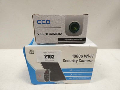 Lot 2102 - Security camera and one other