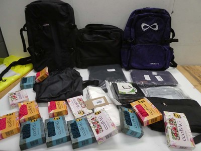 Lot 3682 - Eco Bags, rucksacks, lap top bag, travel bags etc