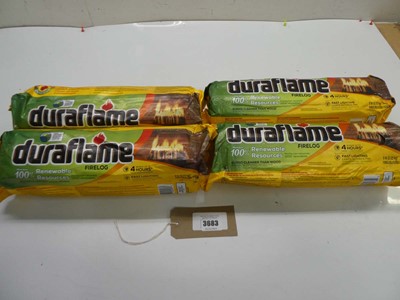 Lot 3683 - 4 x Duraflame fire logs