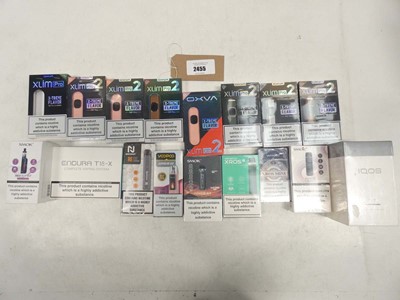 Lot 2455 - Selection of various vape kits; IQOS, Smok,...