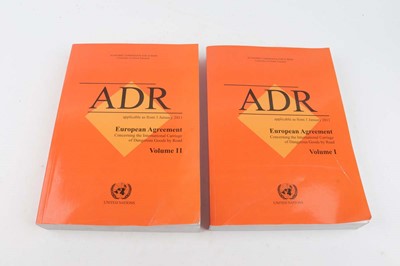 Lot 202 - 2 Vols: ADR European Agreement Concerning the...