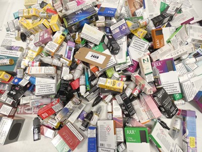 Lot 2459 - Assorted vape liquids, cartridges, pods, etc...