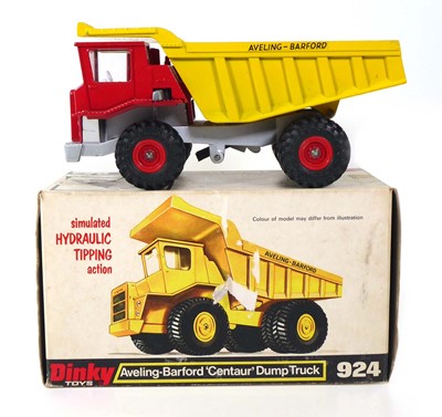 Lot A Dinky 924 Aveling Barford Centaur dump truck,...