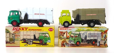 Lot Two Dinky 978 refuse wagons, both boxed (2)