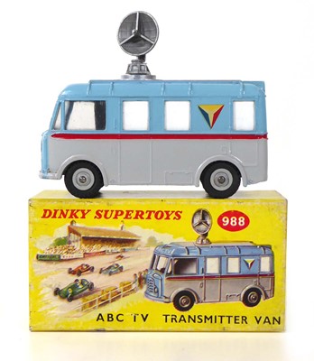 Lot A Dinky 988 ABC TV transmitter van, boxed