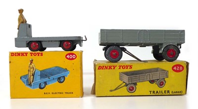 Lot Two Dinky models: 400 BEV electric truck and...