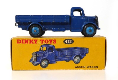 Lot A Dinky 412 Austin wagon, blue, yellow box