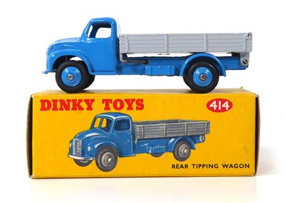 Lot A Dinky 414 rear tipping wagon, light...