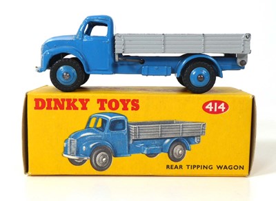 Lot A Dinky 414 rear tipping wagon, light...