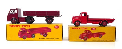 Lot Two Dinky models: 421 electric articulated...