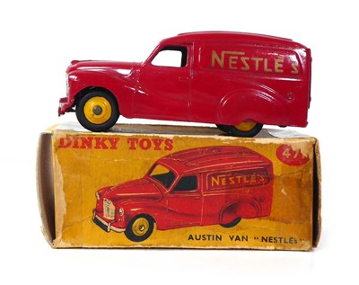 Lot A Dinky 471 Austin van 'Nestles', yellow box