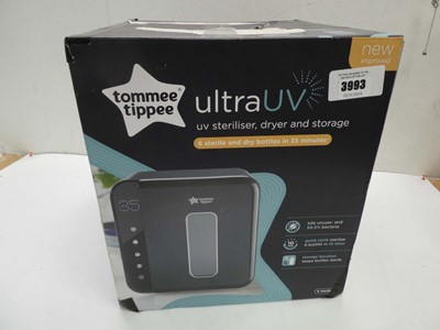 Lot 3993 - Tommee Tippee Ultra UV sterilizer, dryer and...