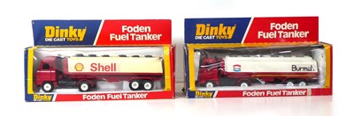 Lot Two Dinky 950 Foden fuel tankers, both boxed (2)