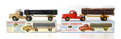 Lot Two French Dinky models: 36A Tracteur Willeme...