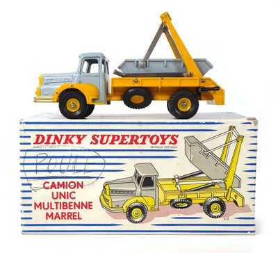 Lot A French Dinky 895 Camion Unic Multibenne...