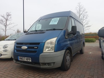 Lot 4006 - 2007 Ford Transit 110 T280S FWD Van in blue,...