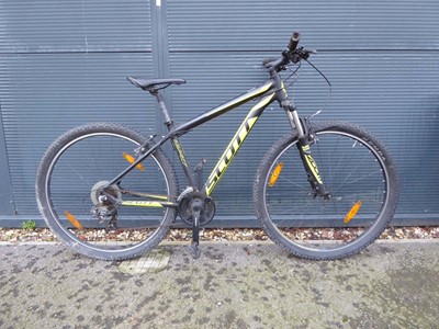 Lot 4036 - Scott Aspect 086 black and yellow mountain bike