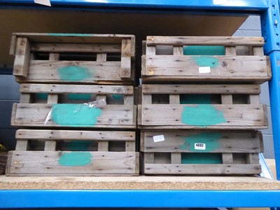 Lot 4092 - 12 wooden potato boxes