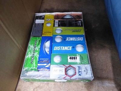 Lot 4097 - Assortment of golf balls, brands to include...