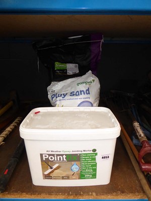 Lot 4053 - 20kg tub of all weather epoxy jointing mortar,...