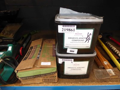 Lot 4055 - 2 x 15kg tubs of Marshalls jointing compound,...