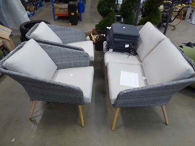 Lot 4104 - 3 piece garden set, to include 2 single seater...