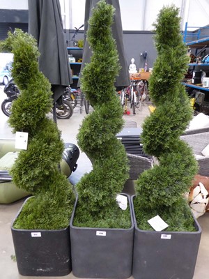 Lot 4110 - Treelocate artificial cedar spiral tree