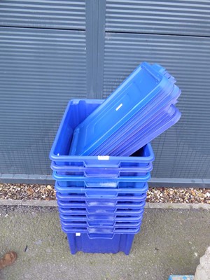 Lot 4125 - Approx. 10 plastic storage boxes