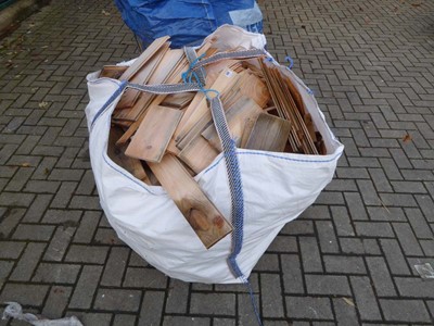 Lot 4161 - Dumpy bag of kindling / timber offcuts