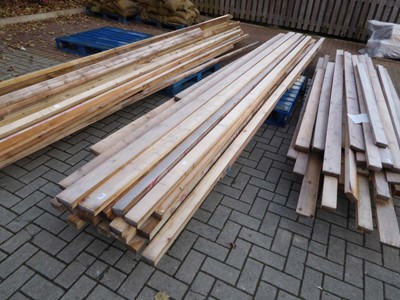 Lot 4163 - Assortment of timber, to include 4x1.5, 2.75x1....