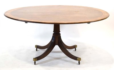 Lot 15 - A large George III style mahogany and...