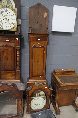 Lot 5019 - Oak long cased clock