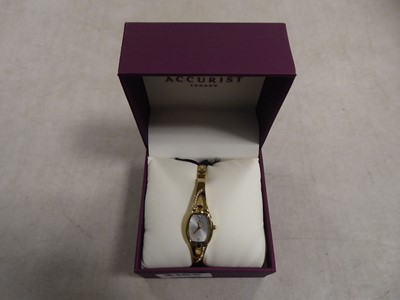 Lot 2108 - Accurist ladies wristwatch, boxed with white...