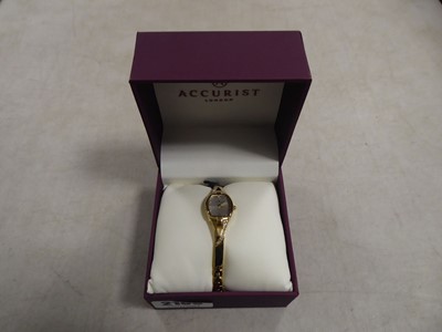 Lot 2109 - Accurist ladies wristwatch, boxed with white...