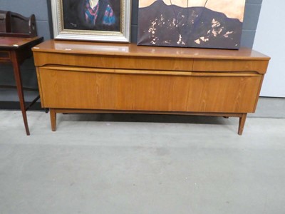 Lot 5032 - Teak 1960s 3-drawer sideboard with cupboards...