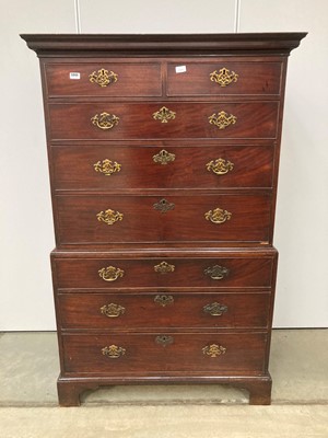 Lot 5044 - Victorian chest on chest