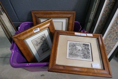 Lot 5052 - Three 18th century Dutch engravings