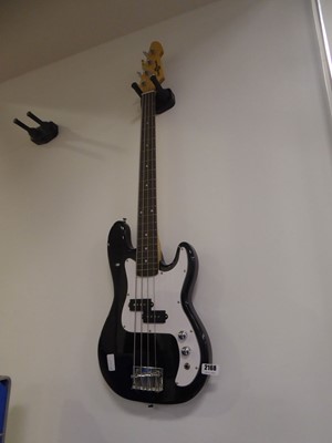 Lot 2168 - Gear4Music 4 string bass guitar in black and...