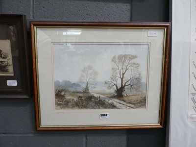 Lot 5061 - Peter Robinson watercolour: winter trees