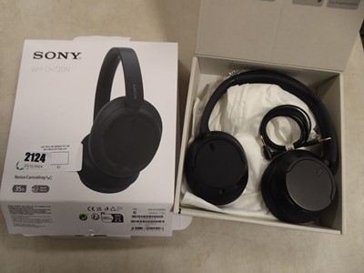 Lot 2124 - Boxed pair of Sony WHCH720N noise cancelling...