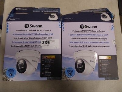 Lot 2125 - 2 boxed Swann professional security cameras