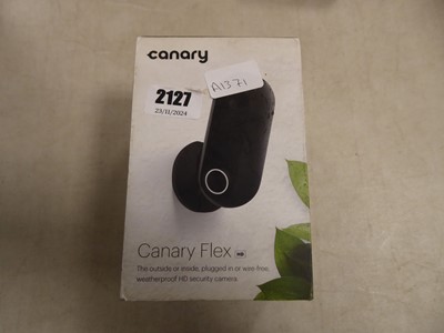 Lot 2127 - Canary Flex HD security camera, boxed